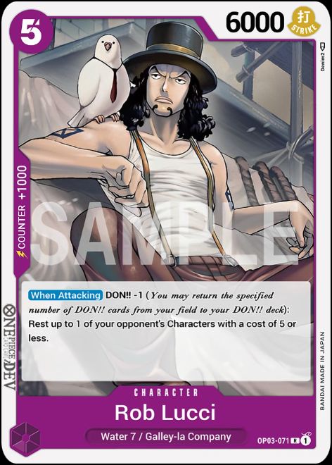 OP03-071 - Rob Lucci Rare