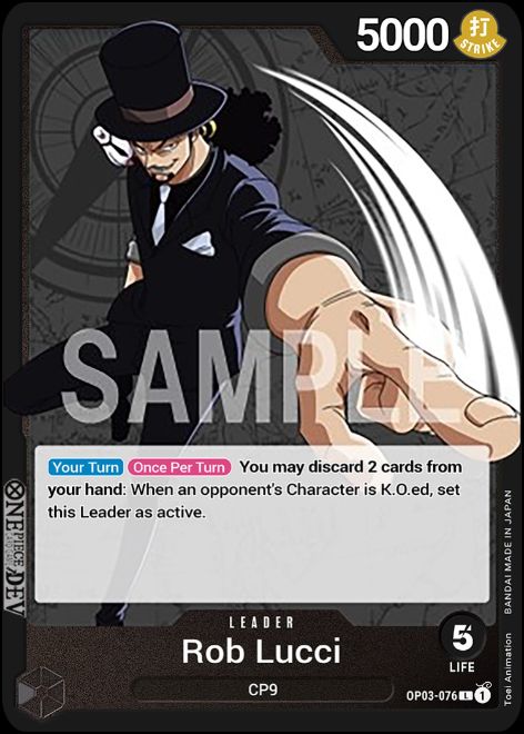 OP03-076 - Rob Lucci Leader