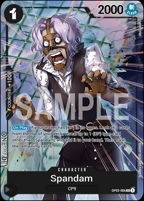 OP03-086 - Spandam Alternate Art