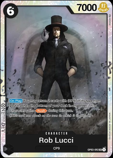 OP03-092 - Rob Lucci Super Rare