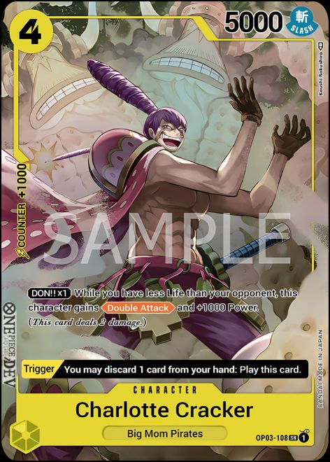 OP03-108 - Charlotte Cracker Alternate Art