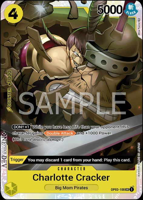 OP03-108 - Charlotte Cracker Super Rare