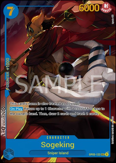 OP03-122 - Sogeking Secret Rare Alternate Art