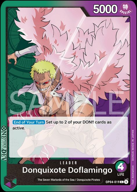 OP04-019 - Donquixote Doflamingo Leader