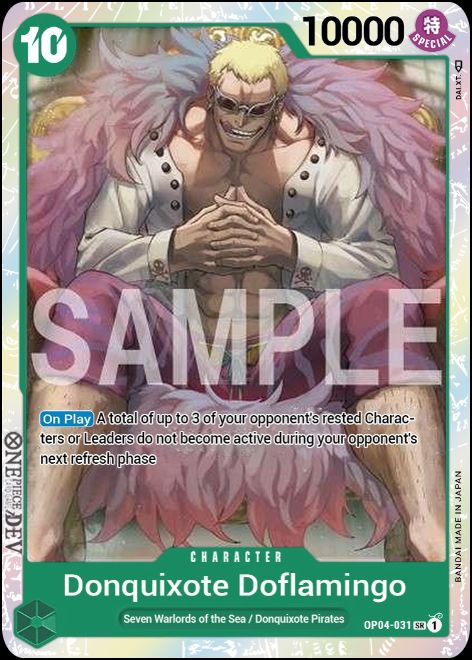 OP04-031 - Donquixote Doflamingo Super Rare