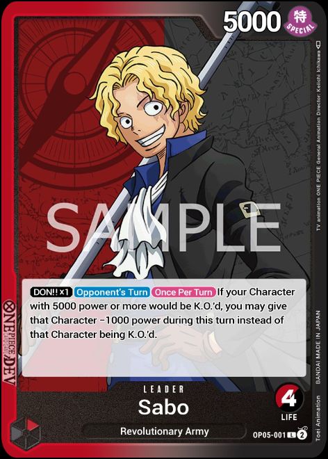 OP05-001 - Sabo Leader