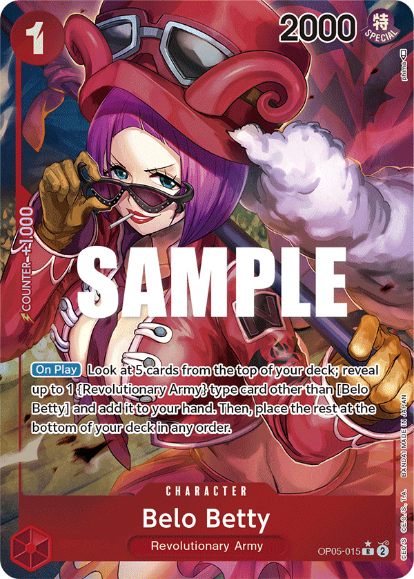 OP05-015A - Belo Betty Alternate Art