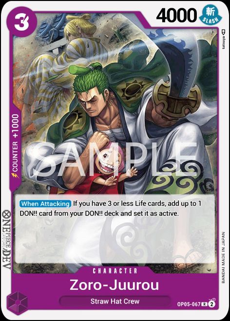 OP05-067 - Zoro-Juurou Rare