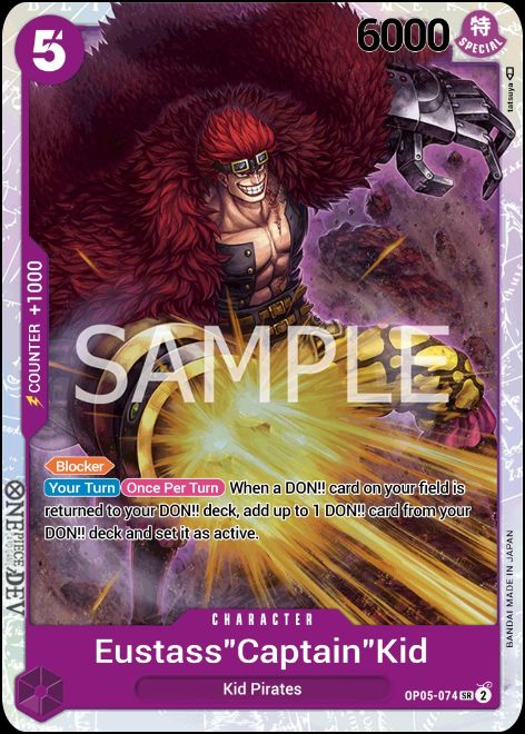 OP05-074 - Eustass"Captain"Kid Super Rare