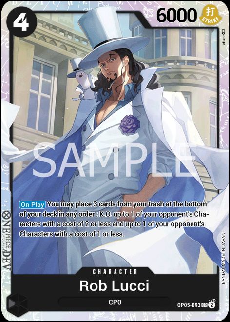 OP05-093 - Rob Lucci Super Rare