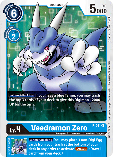 P-011 Veedramon Zero Promo RB01 Reprint