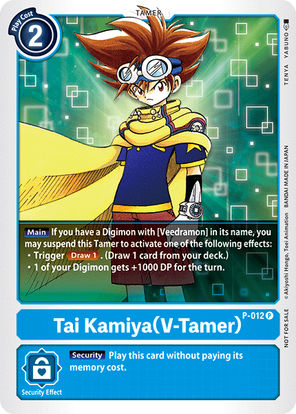 P-012 Tai Kamiya (V-Tamer) Promo RB01 Reprint