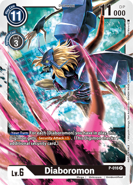 P-016 Diaboromon Promo RB01 Reprint