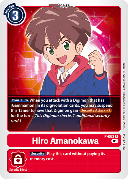 P-062 P Hiro Amanokawa Promo RB01 Reprint