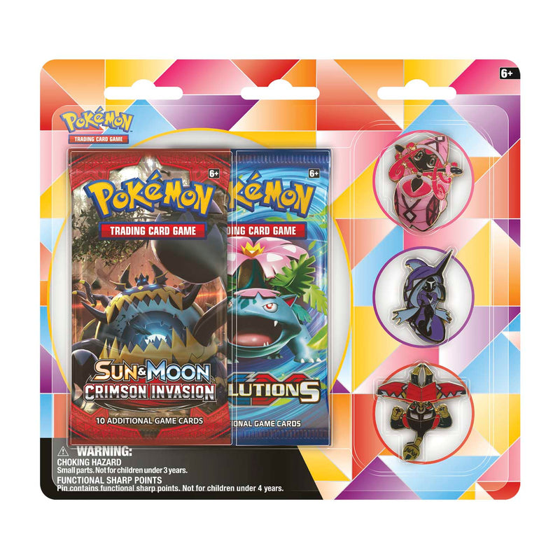 Pokémon TCG: 2 Booster Packs & 3 Island Guardian Collector's Pins