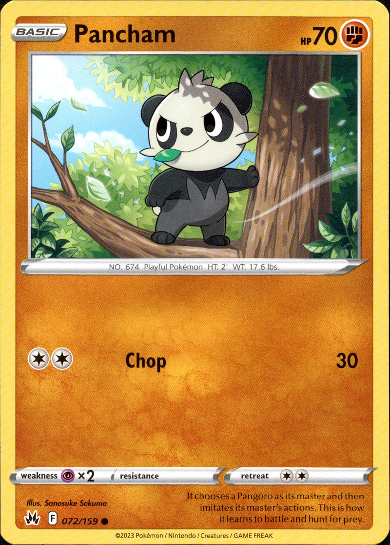 072/159 Pancham Common Crown Zenith