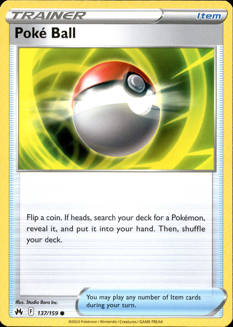 137/159 Poke Ball Common Crown Zenith