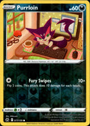 077/159 Purrloin Common Reverse Holo Crown Zenith