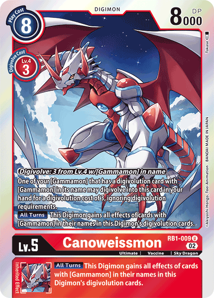 RB1-009 Canoweissmon Uncommon