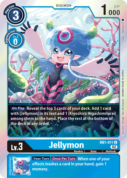 RB1-011 Jellymon Uncommon