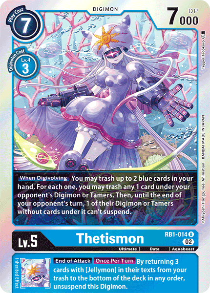 RB1-014 Thetismon Uncommon