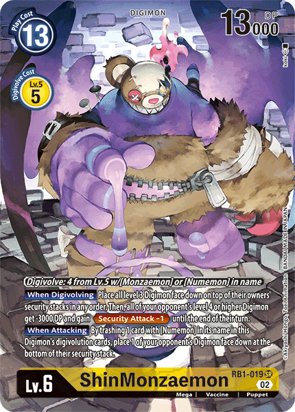 RB1-019 ShinMonzaemon Alternate Art