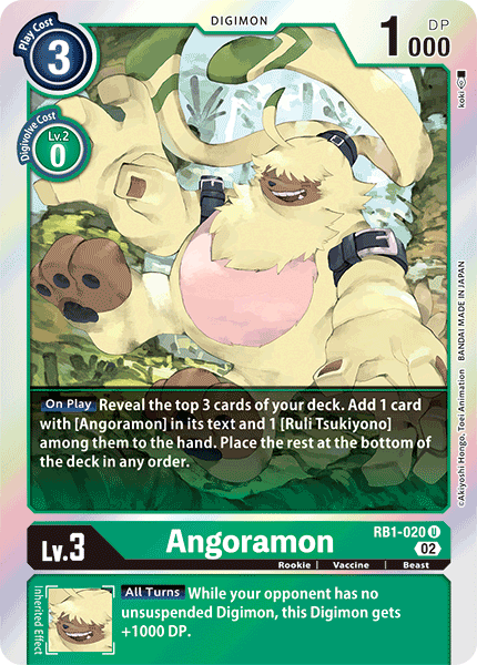 RB1-020 Angoramon Uncommon