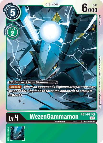 RB1-021 WezenGammamon Common