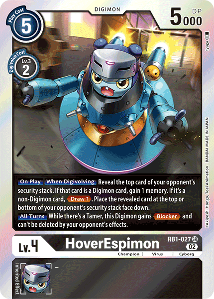 RB1-027 HoverEspimon Super Rare