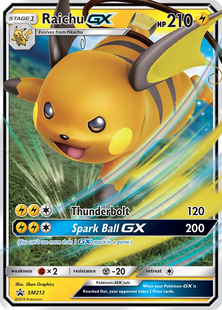 SM213 Raichu GX - Promo