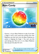 069/078 Rare Candy Uncommon Pokemon GO