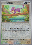 019/165 Rattata Common Reverse Holo Scarlet & Violet 151