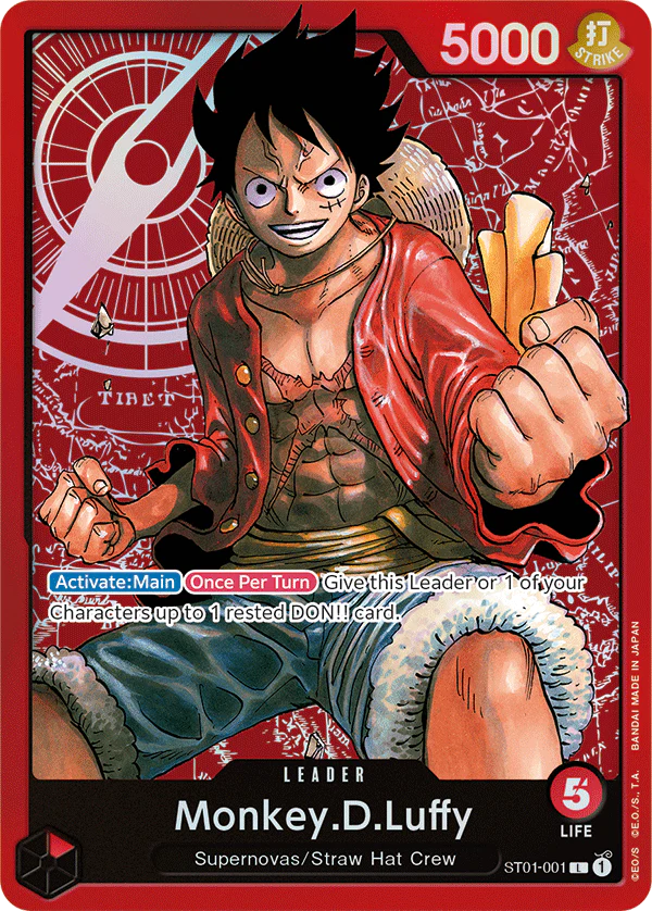 ST01-001 Monkey.D.Luffy Leader (Revision Pack)