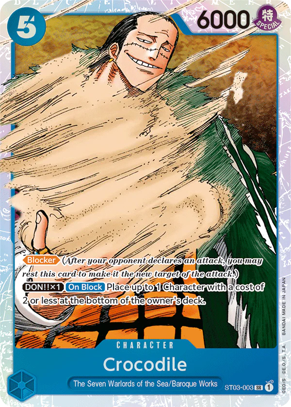 ST03-003 Crocodile Super Rare (Revision Pack)