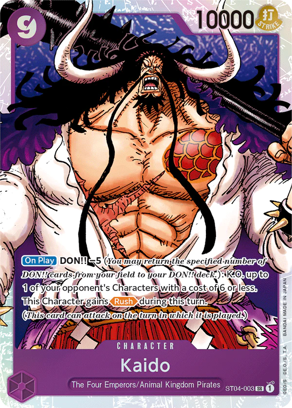 ST04-003 Kaido Super Rare (Revision Pack)