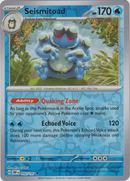 052/197 Seismitoad Uncommon Reverse Holo Obsidian Flames