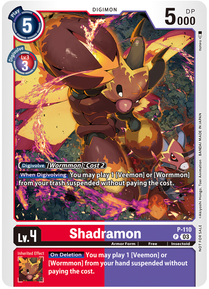 P-110 Shadramon Promo Survey Pack Promo