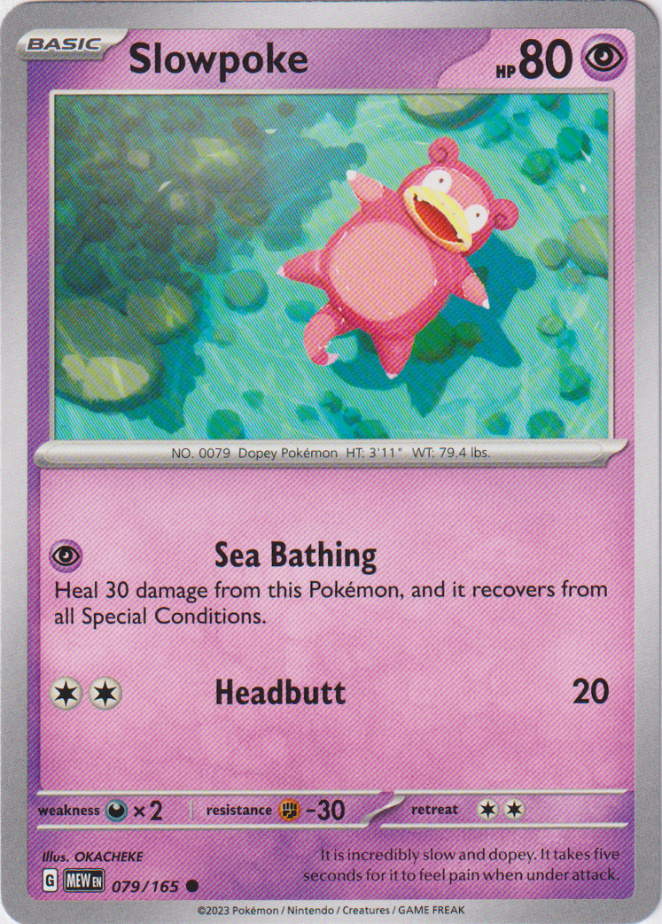 079/165 Slowpoke Common Scarlet & Violet 151