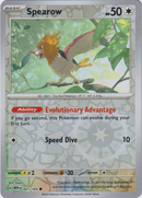 021/165 Spearow Common Reverse Holo Scarlet & Violet 151