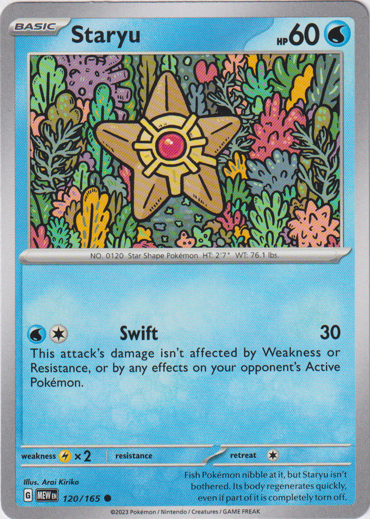 120/165 Staryu Common Scarlet & Violet 151