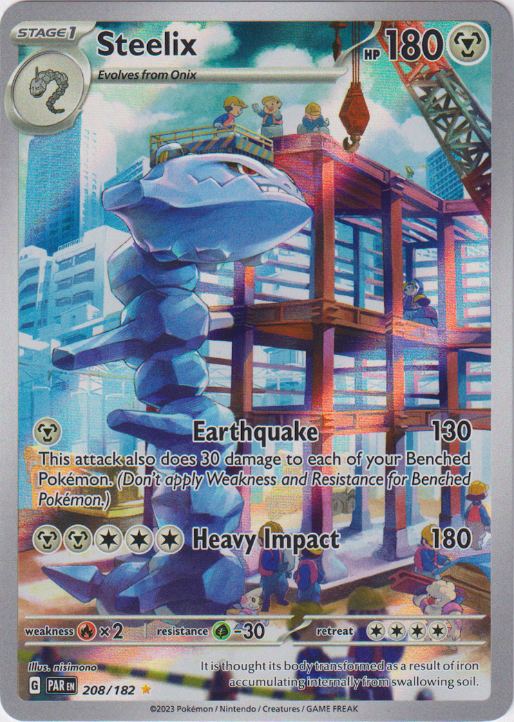 208/182 Steelix Illustration Rare Paradox Rift