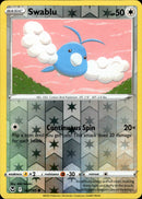 142/195 Swablu Common Reverse Holo Silver Tempest
