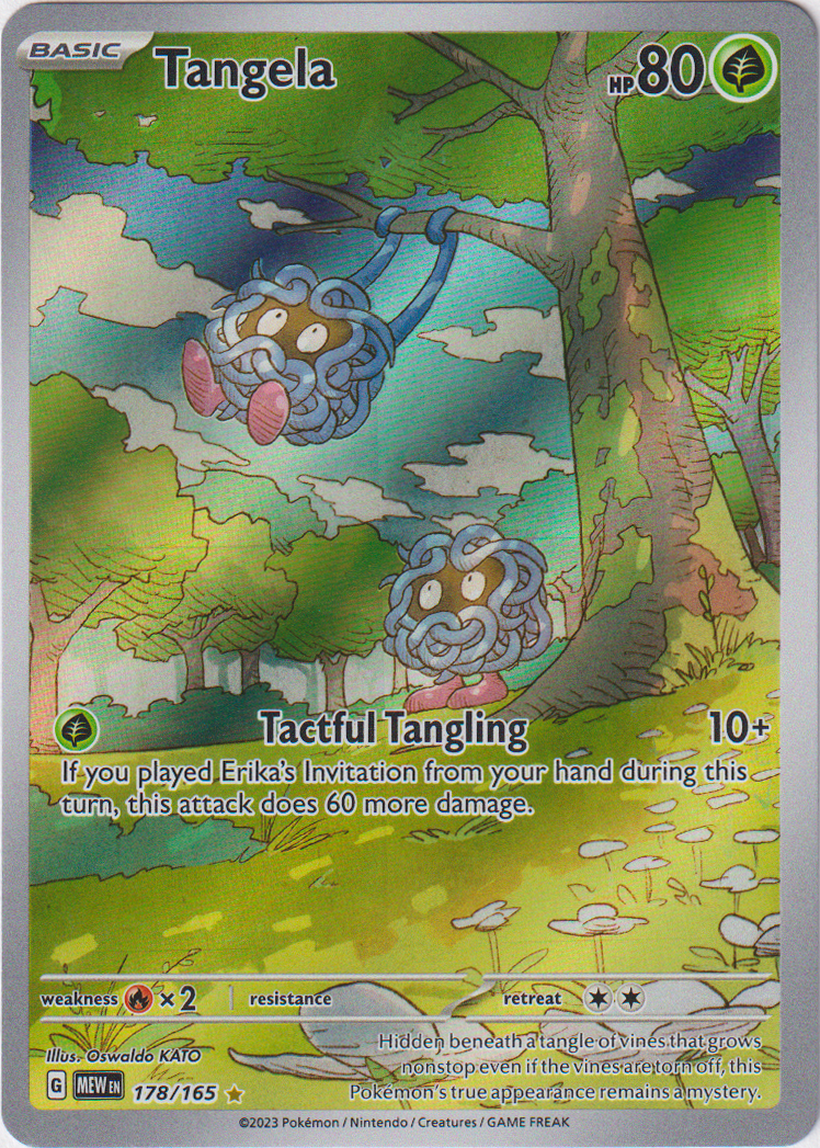 178/165 Tangela Illustration Rare Scarlet & Violet 151