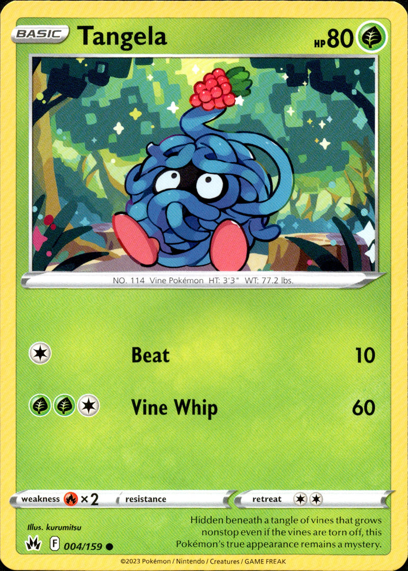 004/159 Tangela Common Crown Zenith