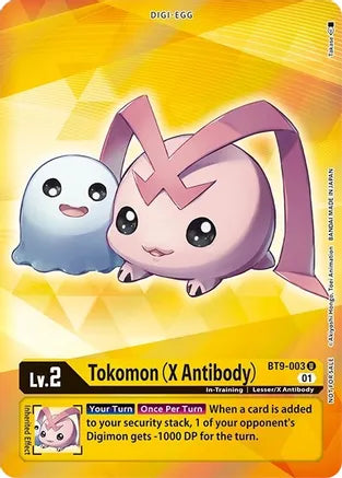 BT9-003 Tokomon X Antibody Box Topper ALTERNATE ART