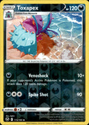 115/195 Toxapex Uncommon Reverse Holo Silver Tempest