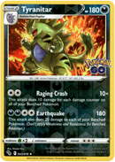 043/078 Tyranitar Rare Reverse Holo Pokemon GO
