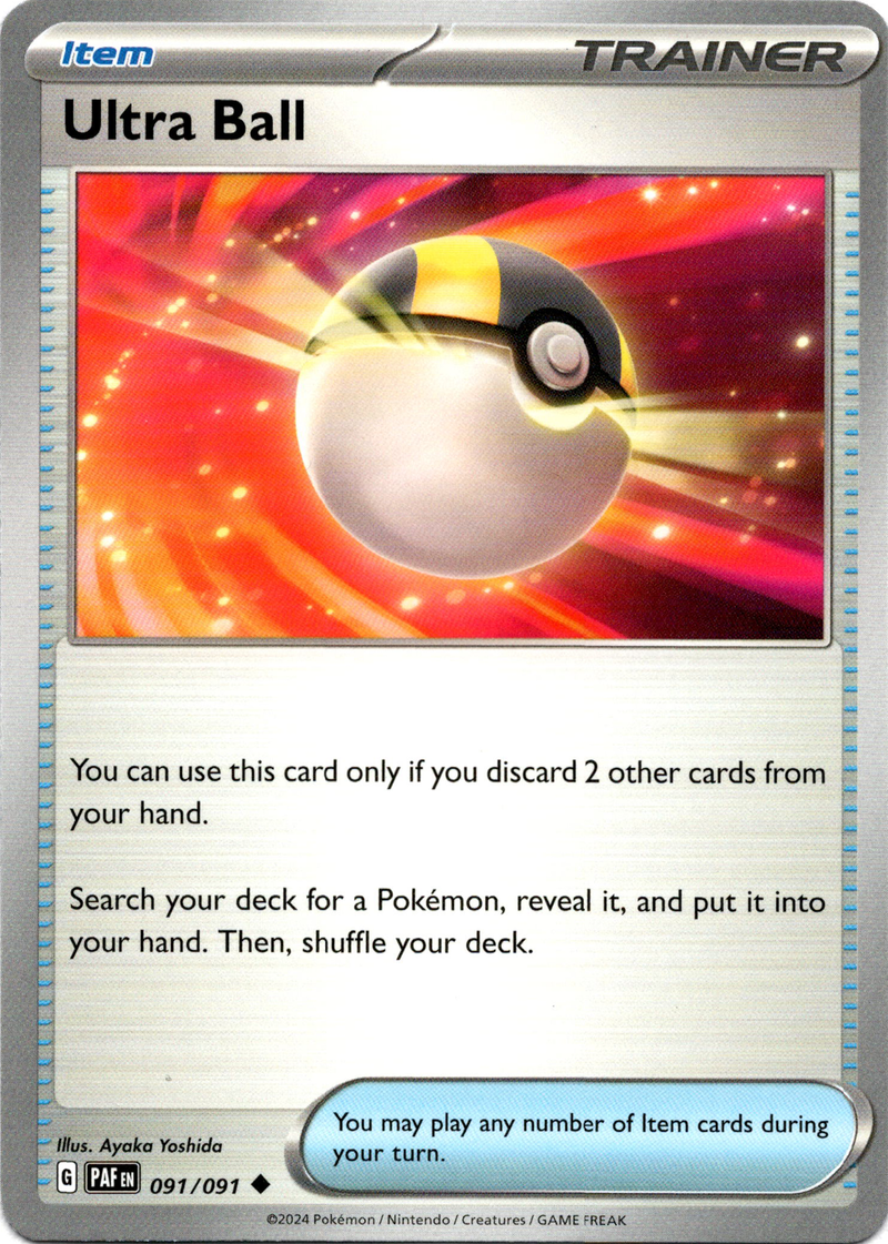 091/091 Ultra Ball Uncommon Paldean Fates