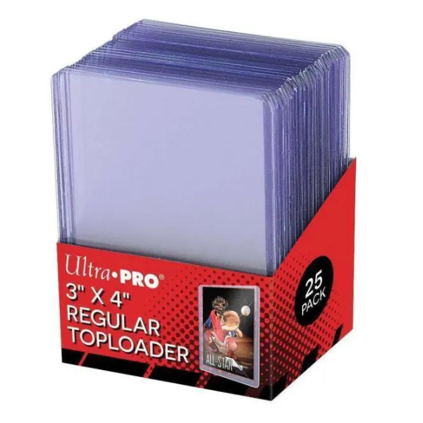 Ultra Pro Toploader Regular Clear (3″ x 4″) 35pt (PK 25)