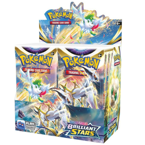 Pokemon TCG Sword and Shield Brilliant Stars Booster Box Incl 36 Booster Packs
